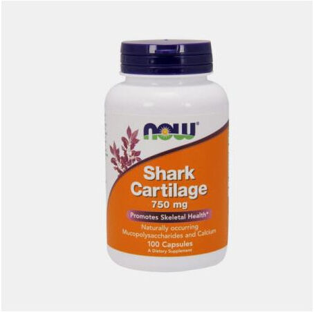 NOW SHARK CARTILAGE 750mg 100 CAPSULAS