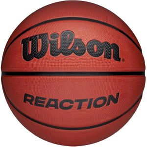 WILSON Basketball Reaction, indoor & outdoor, Größe 7, braun, 610 Gramm, Trainingsball