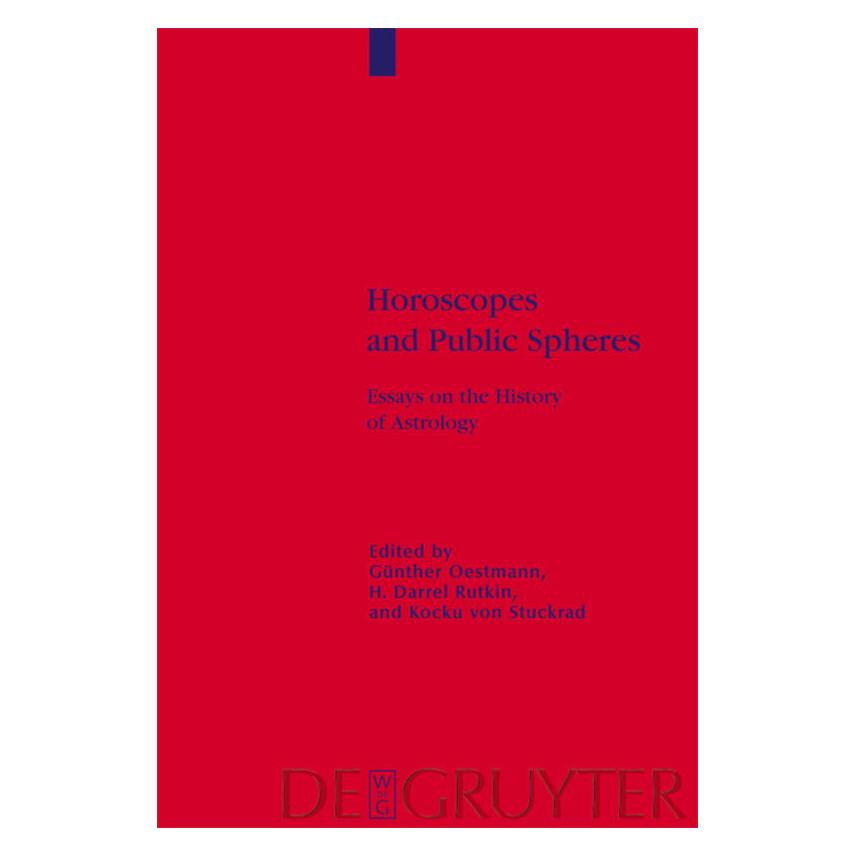 De Gruyter Horoscopes and Public Spheres (Englisch, Hardcover, Darrel, Günther Oestmann, H Rutkin, Kocku, von Stuckrad) (67762343)