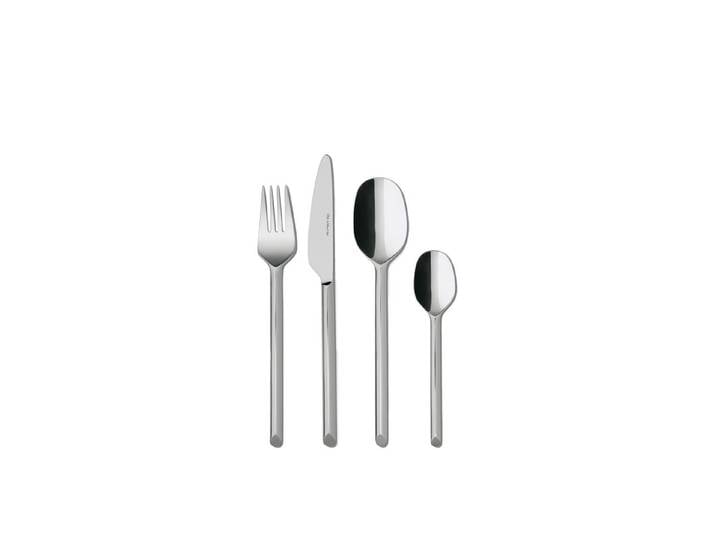 like. by Villeroy & Boch Besteck-Set Like Besteckset (16-tlg), 4 Personen, Edelstahl 18/10, Rostfreier und spülmaschinenfester Edelstahl
