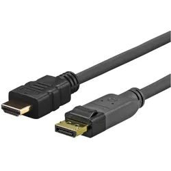 Vivolink Pro Videokabel (DisplayPort, HDMI), Video Adapter, Schwarz