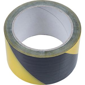 Connex Warnband DY2700595 Markierungsband, selbstklebend, gelb / schwarz, 50mm x 66m