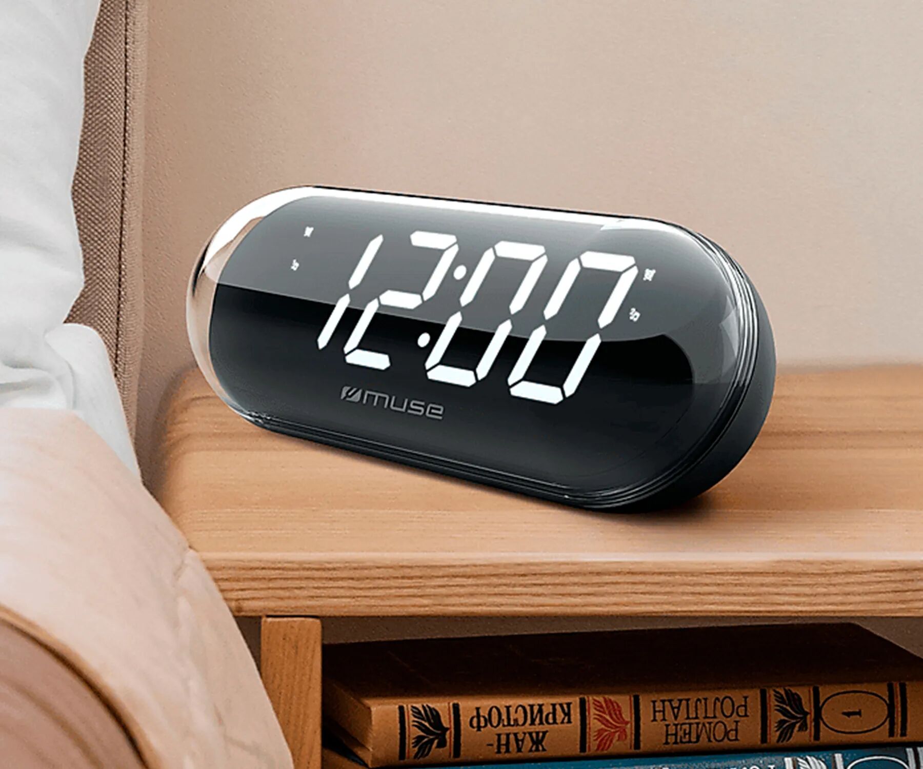 Muse M-19 Gl Negro / Radio Despertador