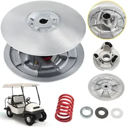 VEVOR Golf Cart Sekundär Angetriebene Power-Kupplungs-Set, Metalloberflächen-Antriebskupplung, 1985–2007 angetriebenes Kupplungs-Set, kompatibel mit Yamaha Low End G2-G28 Golf Cart (mit Feder)