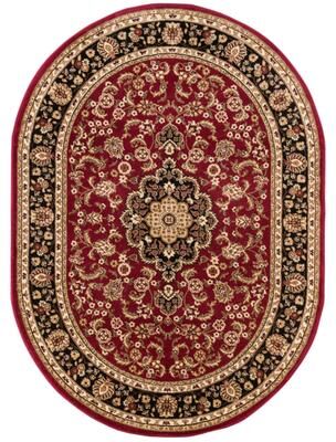 Well Woven Gwalia Traditional Persian Medallion Oval Rug