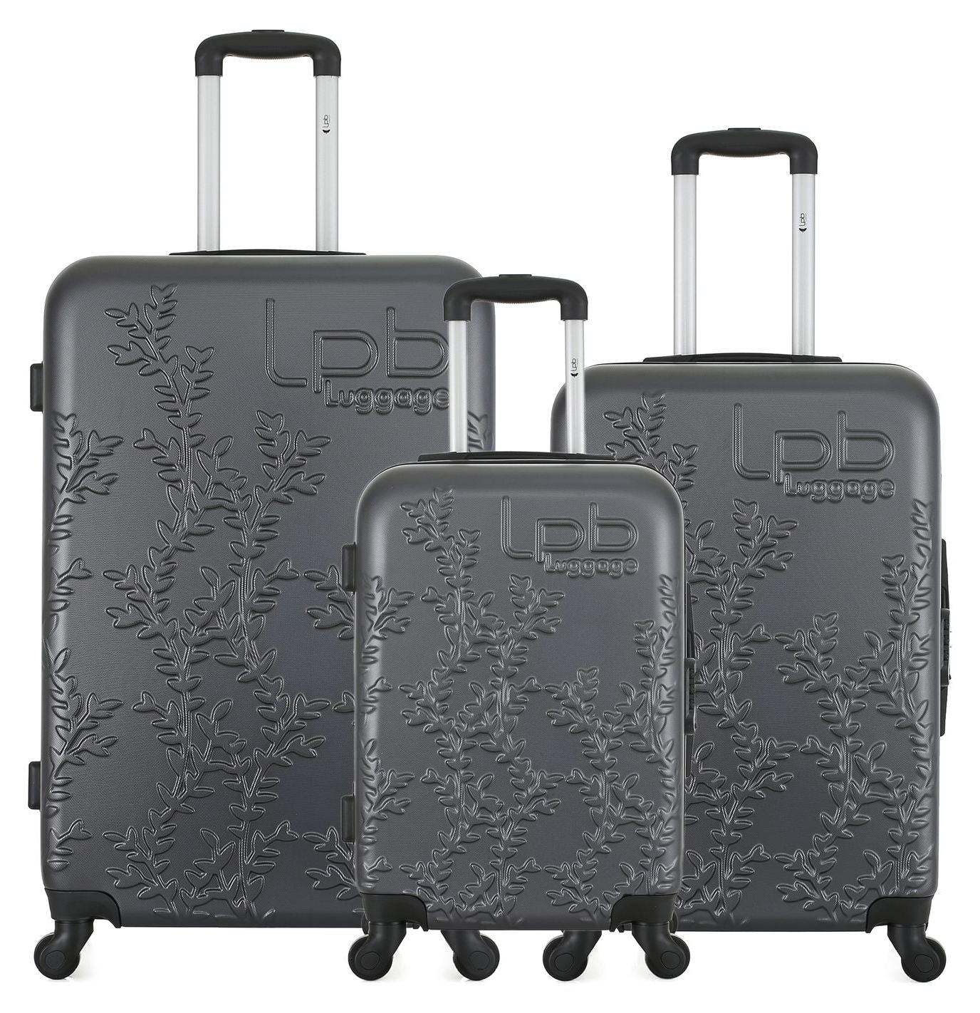 LPB LUGGAGE - 3er-Set - Großformatige Koffer, Wochenend- und Handgepäckkoffer von NAIS