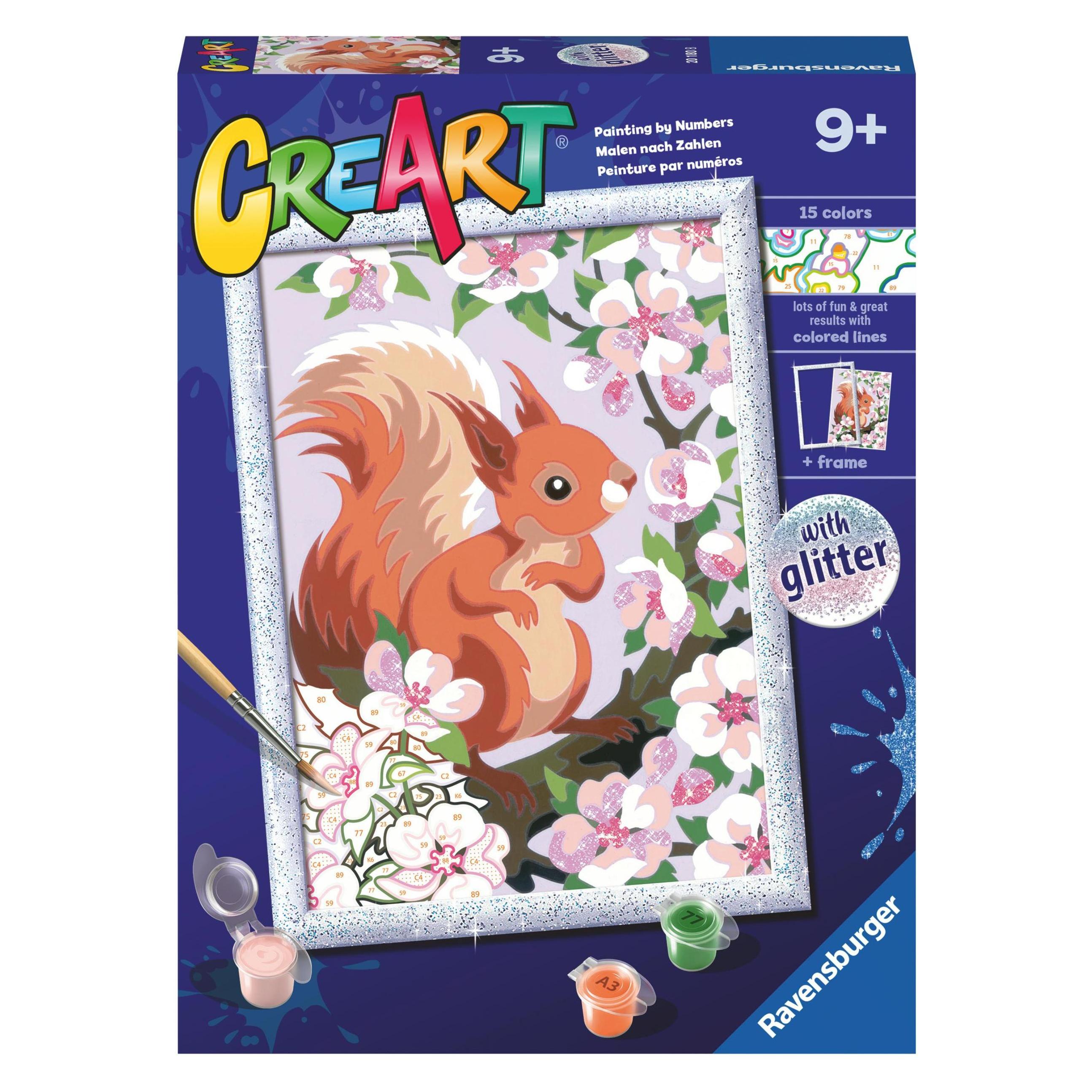 Ravensburger CreArt Eichhörnchen im Frühling (20180 8)