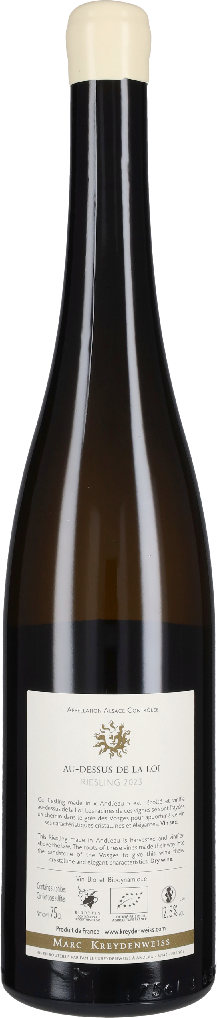 Riesling 'Dessus de la Loi' Marc Kreydenweiss 2023