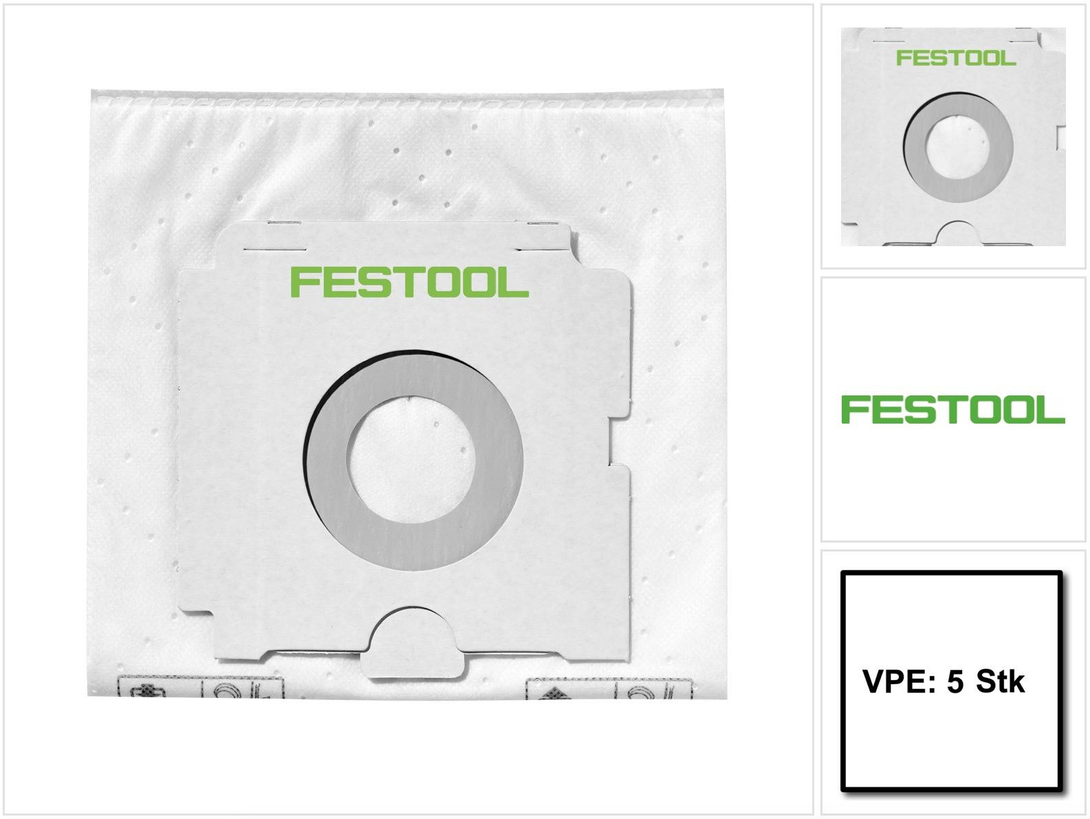 Festool CLEANTEC FIS-CT SYS/5 filterzakken voor CTL-SYS, 5 stuks