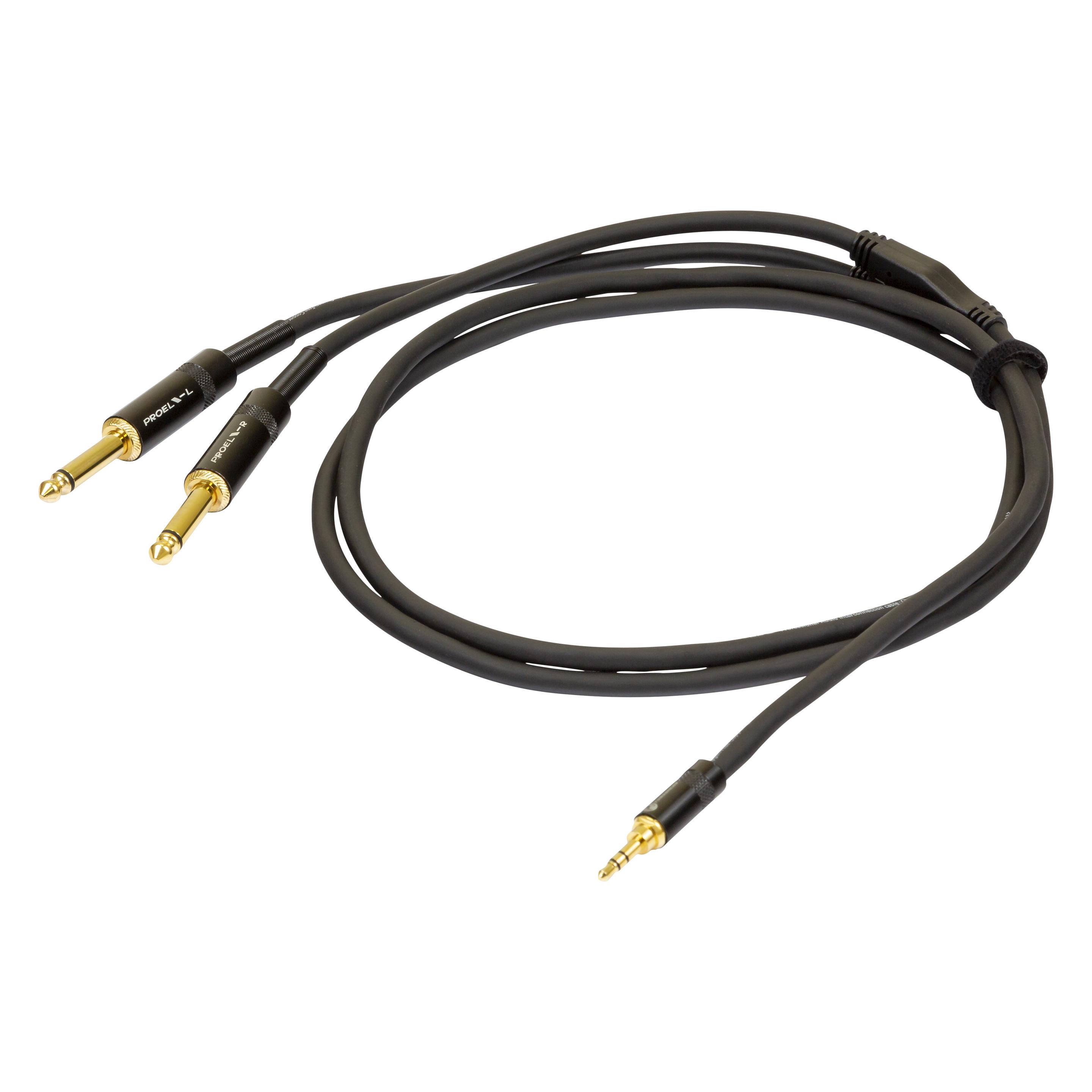 Proel stereo uros - mono uros,, musta (5 m) (PRCHLP170LU5)