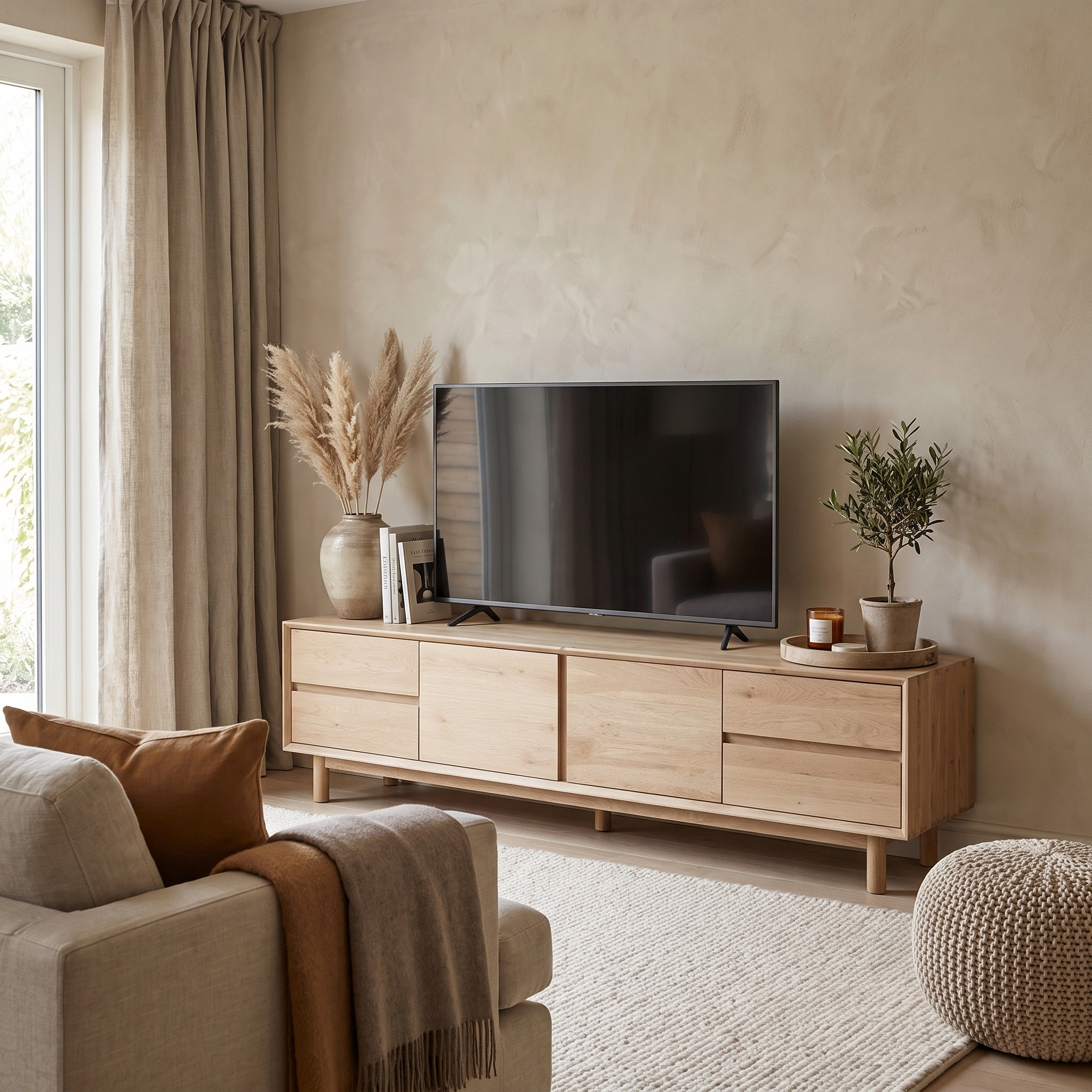 Harbour Lifestyle Oslo TV Unit in Light Oak