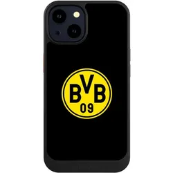 Nivocase Hülle für Apple iPhone 14 Handyhülle NIVOcore Case Schwarz BVB Borussia Dortmund Logo (Apple iPhone 14), Smartphone Hülle, Schwarz