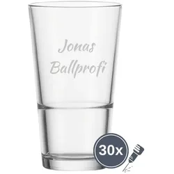 Trinkglas EVENT 330 ml Name horizontal 30 Stück