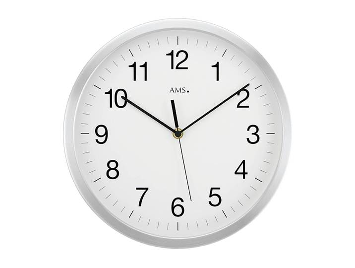 Horloge murale Keswick Aluminium brossé Ø 50cm Argenté