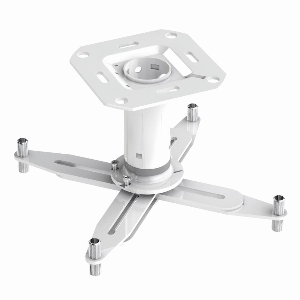 Kindermann Comfort 10² wit Beamer-plafondhouder met 13 cm afstand en 20 kg draagvermogen