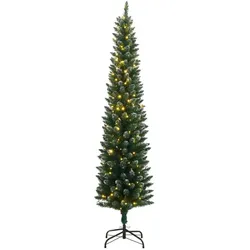 vidaXL, Weihnachtsbaum, Jasper (Mit LEDs) (240 cm)
