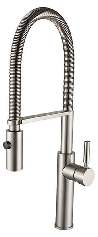 Solidchoice - Küchenarmatur aus massivem Messing mit 360° schwenkbarem Auslauf