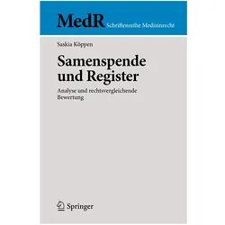 Samenspende und Register, Fachbücher von Saskia Köppen