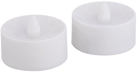 LED-Maxi-Teelichter, mit Timer, 6 cm Ø, 2 Stück