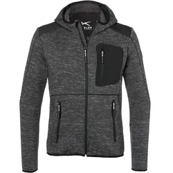 Strickjacke "LIGHT" WEATHER - L - anthrazit/schwarz