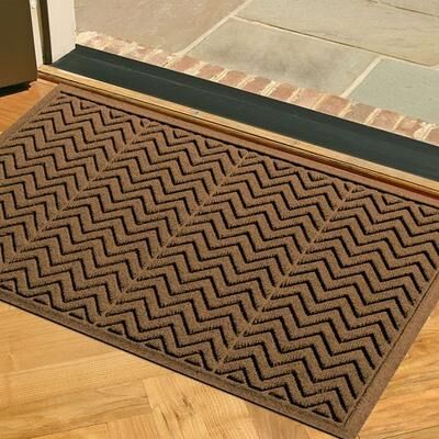 Bungalow Dba Matterly Chevron Doormat 35 x 23, 35 x 23, Dark Brown