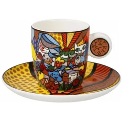 Goebel, Tasse, Espressotasse Romero Britto Garden, Fine Bone China, Bunt, 100 ml, 66453411 (100 ml)