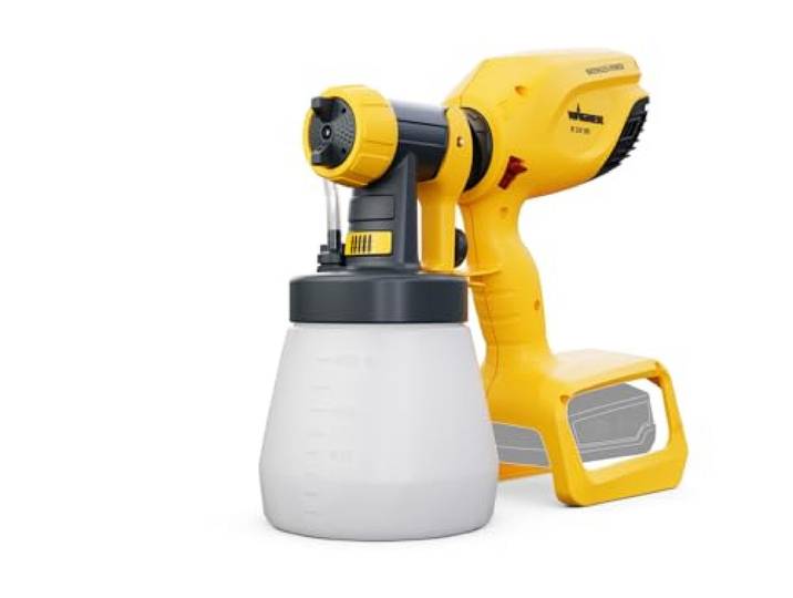 WAGNER Akku-Farbsprühsystem Wood&Metal Sprayer W250 18 V (Akku und Ladegerät sind Nicht IM LIEFERUMFANG ENTHALTEN) für Lacke und Lasuren, Behälter 800 ml