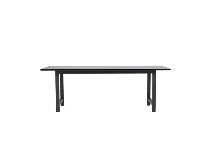Livetastic Esstisch, Schwarz, Holz, Metall, Pappel, rechteckig, eckig, 100x75x220 cm, Esszimmer, Tische, Esstische