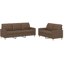 vidaXL, Sofa + Bettsofa, Inlonin (Mit Kissen) (2-Sitzer, 3-Sitzer)