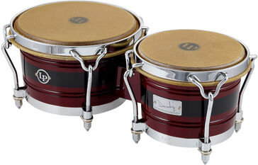 LP L201A-JR Rodriguez Bongo Set Dark Wood Stain mit Black Stripe und Gloss Finish
