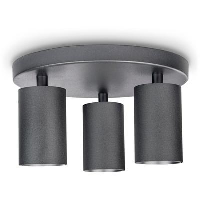 PACO HOME Wandleuchte "TIMO SQ", schwarz, 3, Ø 5,7cm H: 12,7cm, Leuchten, Wandleuchte