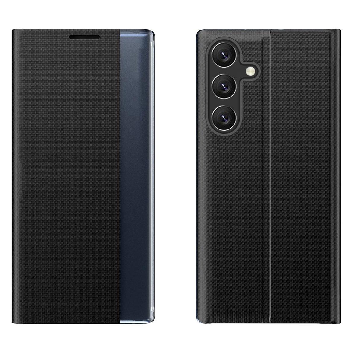 Hurtel Back panel cover New Sleep Case Flip Cover with Stand Function for Samsung Galaxy A36 - Black (Samsung Galaxy A36) (NEW SLEEP CASE SAMSUNG GALAXY A36 BLACK)