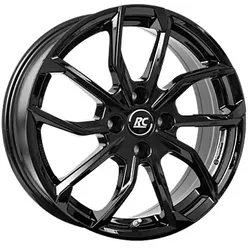 RC Design Rc34 Black Gloss 7x17 ET 25 4X108 Alufelge Schwarz
