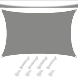 UV Sonnensegel Wasserdicht 1 x 2m - Rechteckig - Sonnenschutz Garten Terrasse