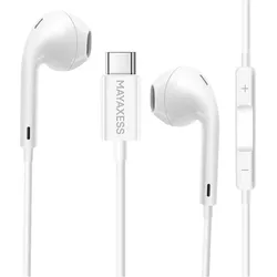 Mayaxess iPhone 15 Pro Set mit Hülle, 20W Ladegerät & Kopfhörer, Weiteres Smartphone Zubehör, Blau