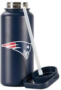 Sweet Home Collection NFL Big Logo Stainless Steel 32oz Flip Straw Water Bottle