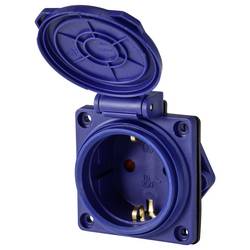 Sygonix SY-6746376 Schutzkontakt-Steckdose IP44 Blau