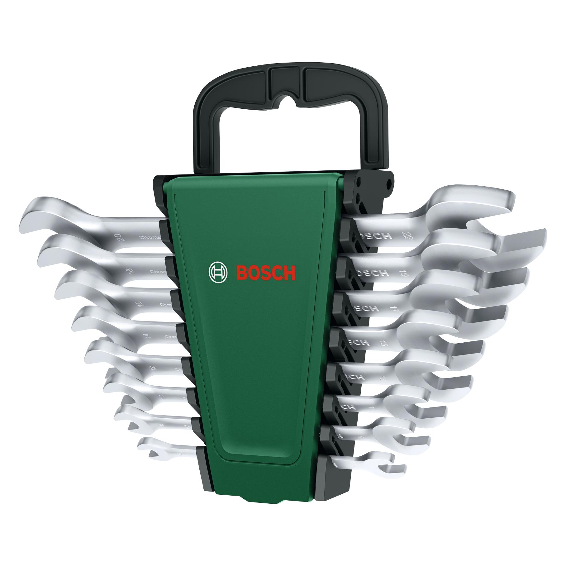 Bosch Zubehör Doppelring-Maulschlüssel Set, 8-tlg. (1600A03HM8)
