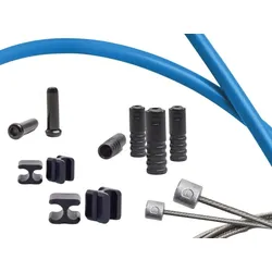 CAPGO Schaltzug Set Blue Line | SRAM / Shimano MTB & Road | blau
