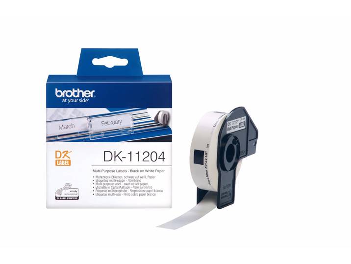 Brother DK-11204 Etiketten – Etiketten/Papier