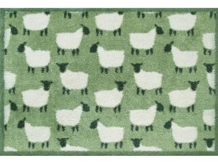 Turtle Mat Design Flock Green 60x85cm