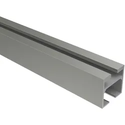 INNENLAUFPROFIL 120 cm, 20x20 mm Satin-Silber
