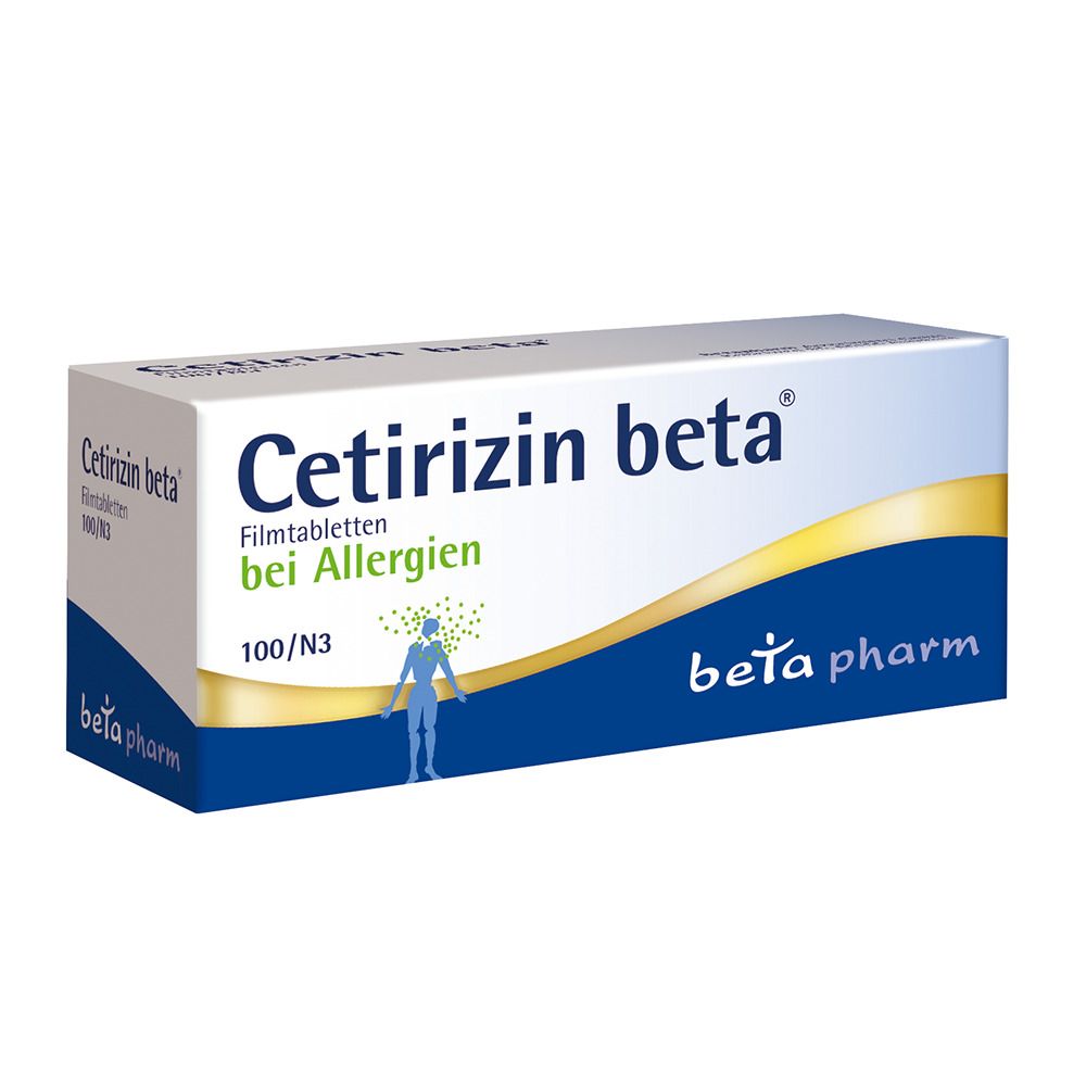 Cetirizin beta Filmtabletten 100 St