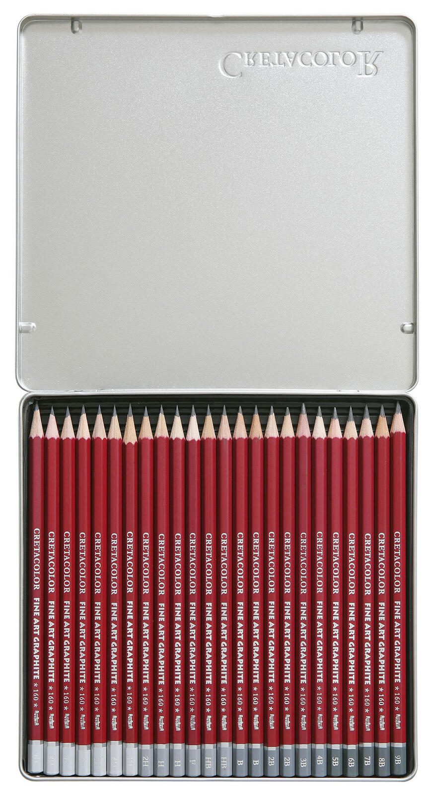 Brevillier's CRETACOLOR Graphitstifte CRETACOLOR CLEOS-Fine 9B-9H 160 24