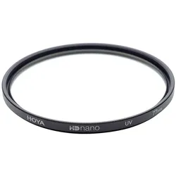 Hoya UV (0) HD Nano Clear camera filter (55 mm, UV-Filter), Objektivfilter, Transparent