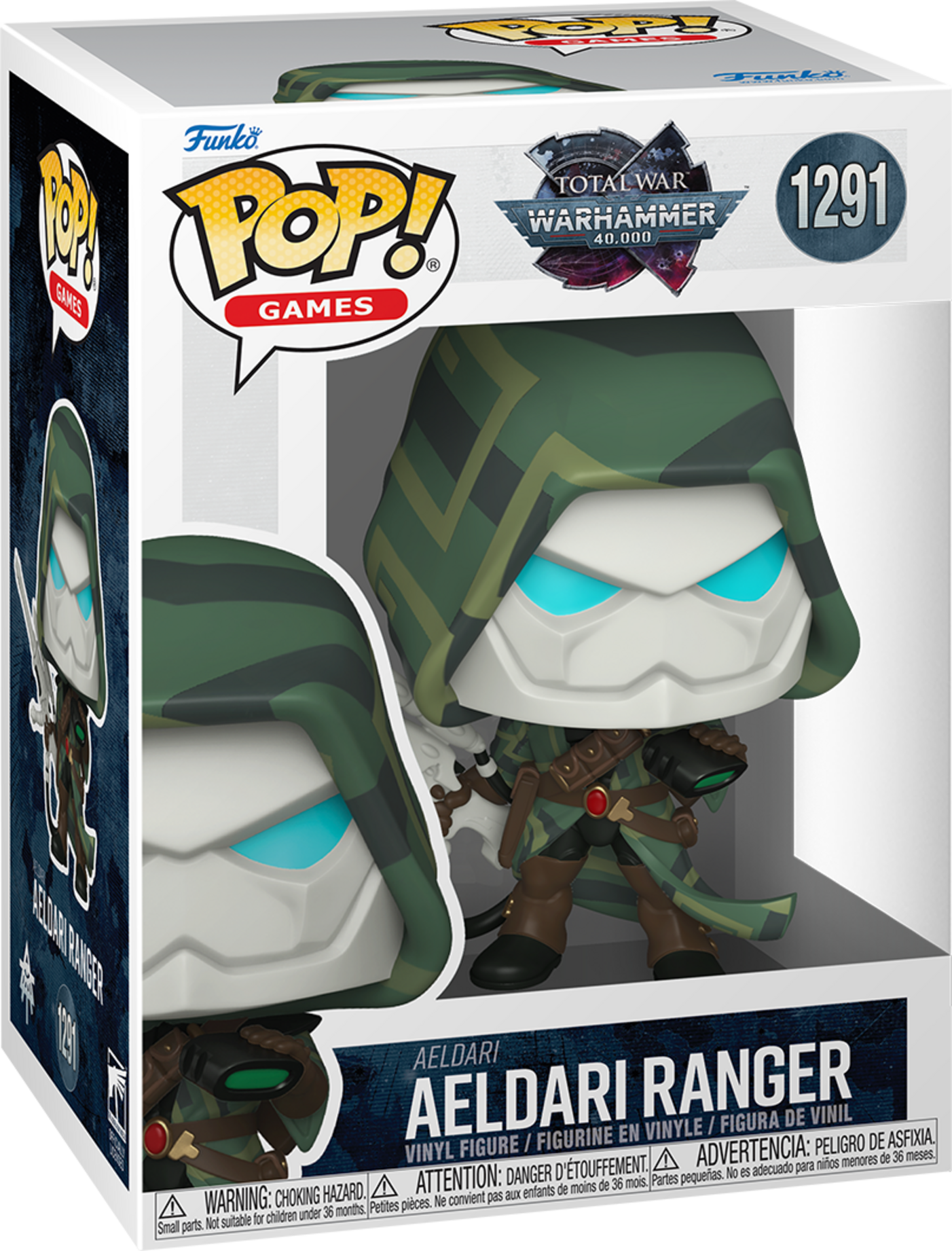 Funko Pop! Games Warhammer 40,000 Aeldari Ranger Vinyl Figure - Official Funko Pop! Games vinyl figure, green