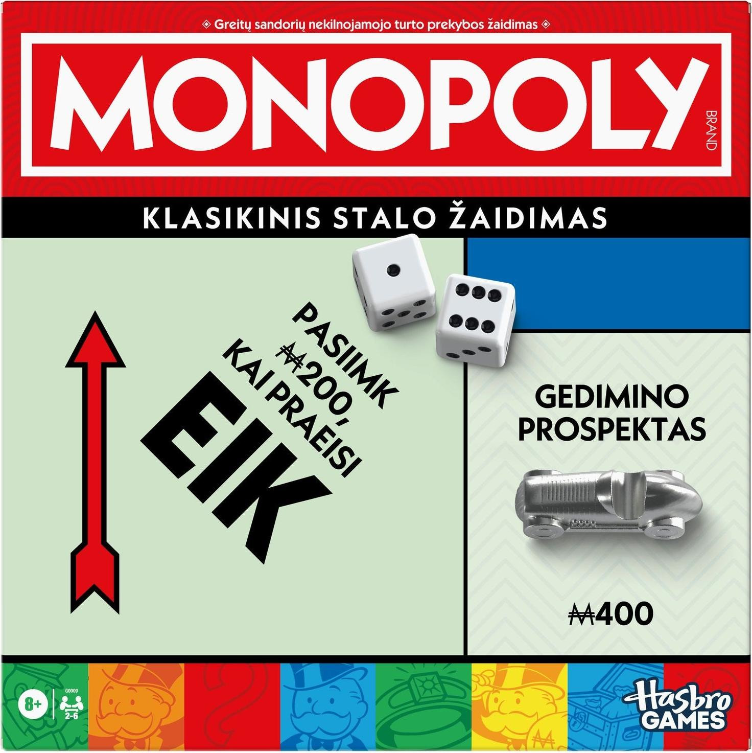 Monopoly bordspel Litouwse editie van Northix