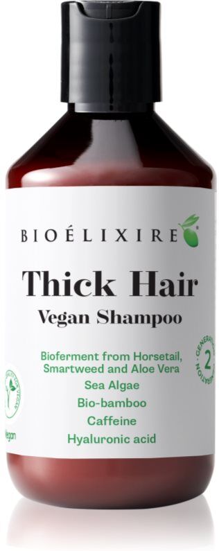 Bioélixire Thick Hair shampoing pour stimuler la repousse des cheveux et renforcer les racines 300 ml