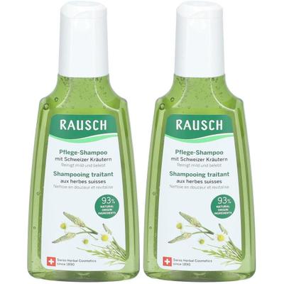 Rausch Pflege-Shampoo mit Schweizer Kräutern 2x 2x200 ml Shampoo