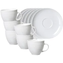Ritzenhoff & Breker, Tasse, Suomi Kaffeetassen mit Untertassen (90 ml, 6x)